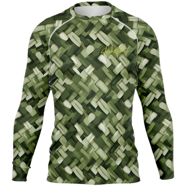 Chokefish™ Long Sleeve Rashguard Textures Men's Shirt-003